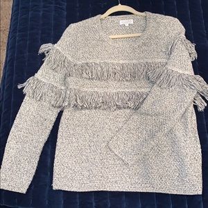 Mud pie fringe sweater